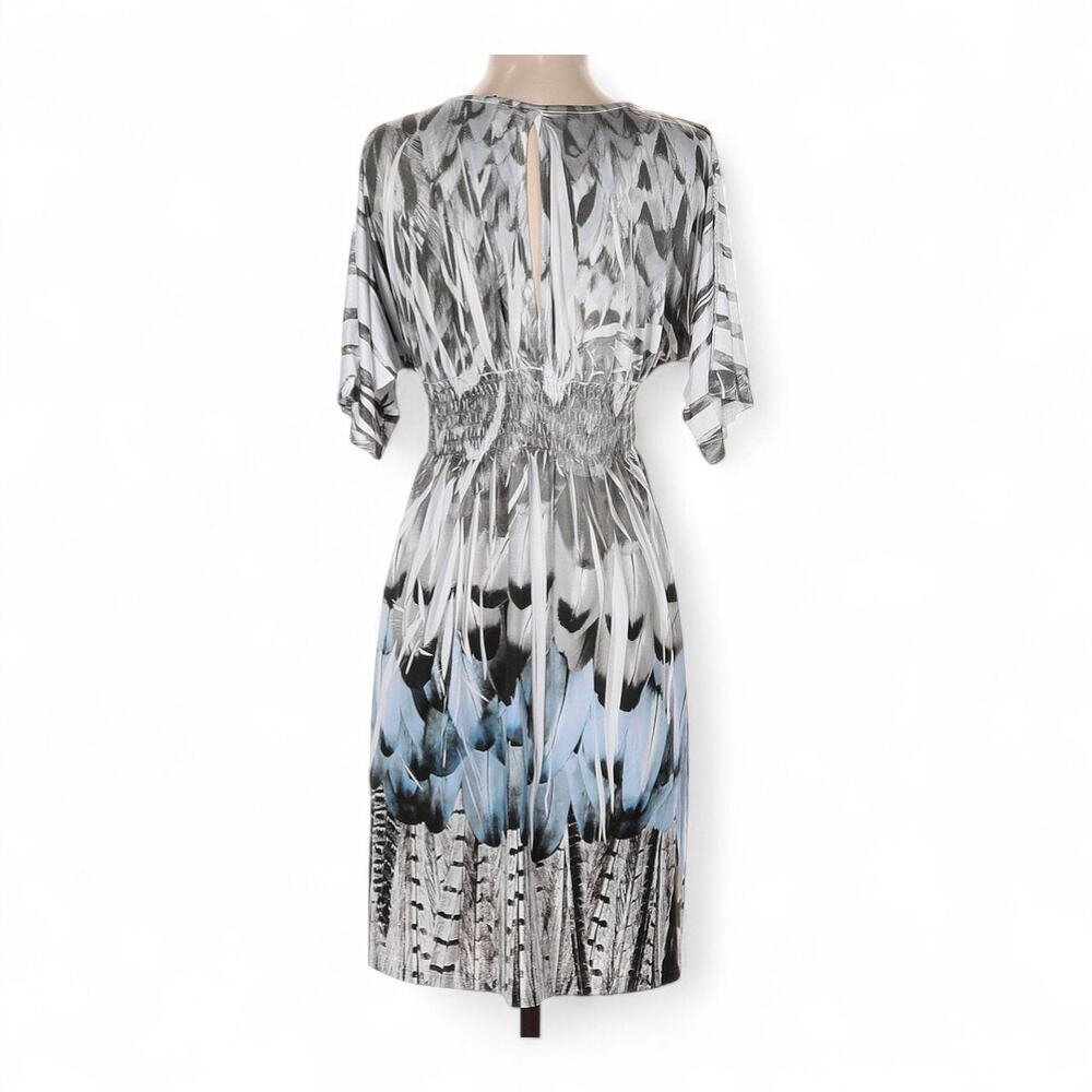 MI MANCHI Deep V-neck Knit Cocktail Dress - Size Small - Picture 3 of 8